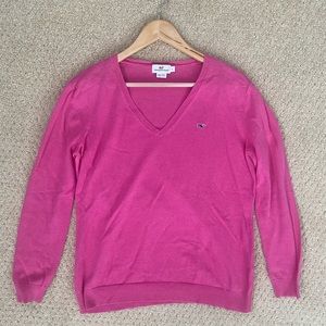 Vineyard Vines Cotton Heritage Sweater - Fuschia